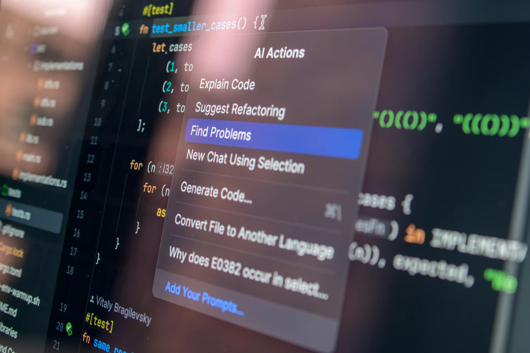 AI Enablement — AI-powered code assistant in use