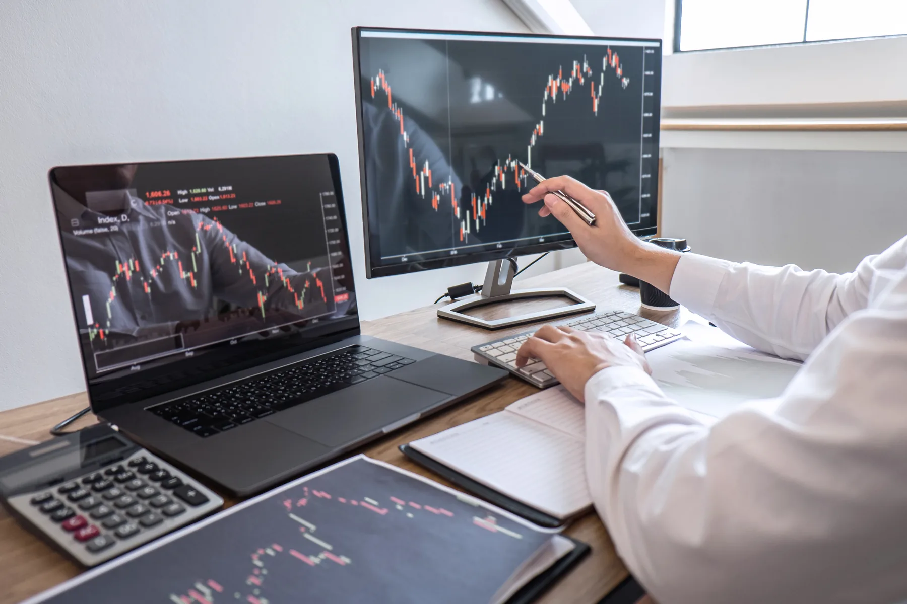 E-commerce business owner reviewing security and sales data